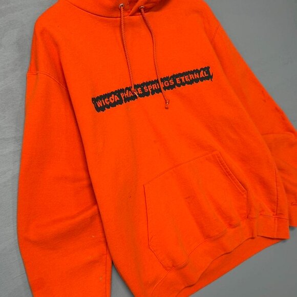 RARE Wicca Phase Springs Eternal Orange Hoodie Sweatshirt GBC Large - Picture 4 of 6